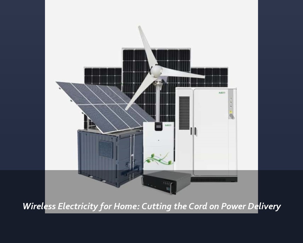 Wireless Electricity for Home: Cutting the Cord on Power Delivery